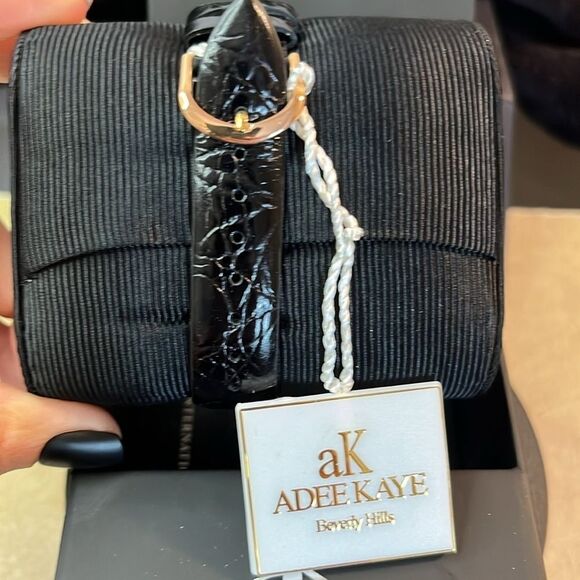 DESIGNER ADEE KAYE BEVERLY HILLS FACETTA AUSTRIAN CRYSTAL WATCH BRAND NEW - Picture 4 of 13